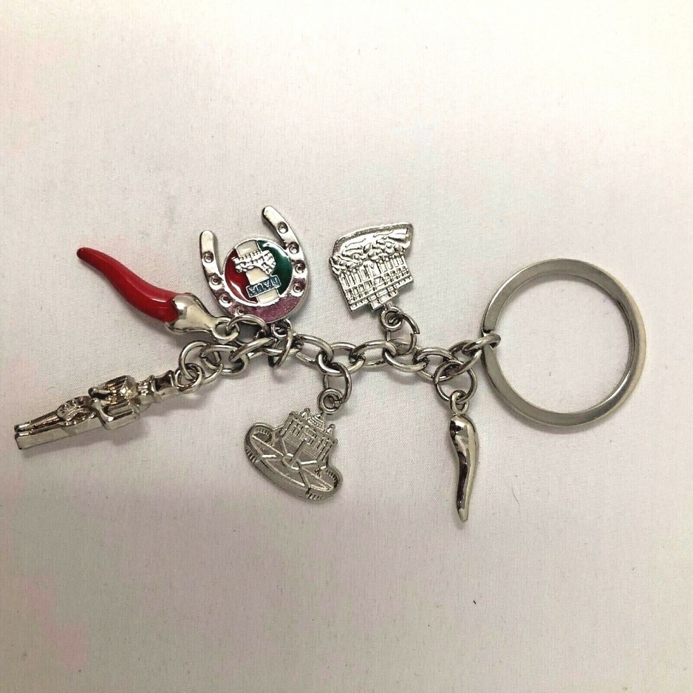 Italy Keychain Handbag Purse Charm Key Holder